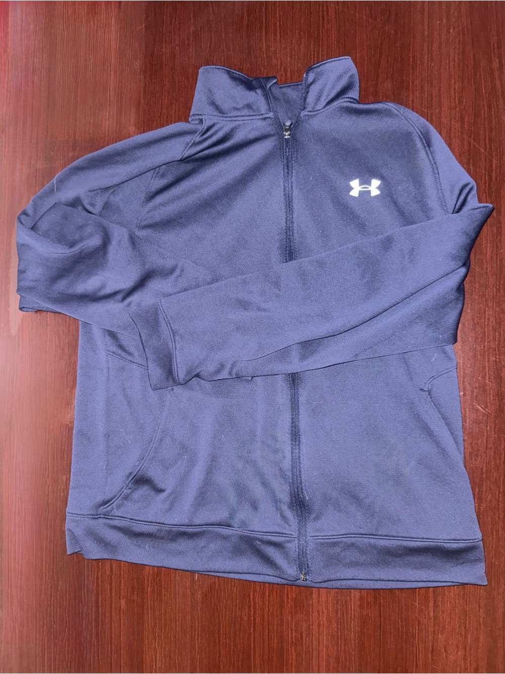 Under Armour Men's Navy Blue Full Zip Performance Jacket